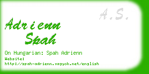 adrienn spah business card